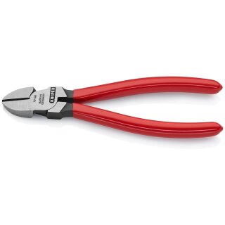 KNIPEX 70 01 160 EAN Seitenschneider mit Kunststoff überzogen schwarz atramentiert 160 mm