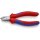 KNIPEX 70 02 125 Seitenschneider mit Mehrkomponenten-Hüllen schwarz atramentiert 125 mm