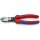 KNIPEX 74 12 180 Kraft-Seitenschneider mit Mehrkomponenten-Hüllen schwarz atramentiert 180 mm