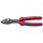 KNIPEX 82 02 200 TwinGrip Frontgreifzange mit Mehrkomponenten-Hüllen schwarz atramentiert 200 mm