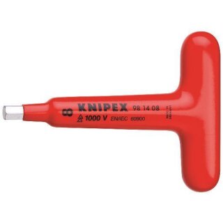 KNIPEX 98 14 08 Schraubendreher für Innensechskantschrauben mit T-Griff 120 mm