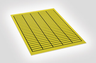 HellermannTyton - 597-92127 - Gewebeetikett für manuelle Beschriftung 8x20 gelb