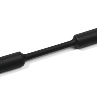 HellermannTyton - 300-73120 - Warmschrumpfschlauch 2:1 (50,8/25,4 mm), selbstverlöschend, schwarz, 30 m Rolle