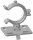 HellermannTyton - 161-64006 - Befestigungsclip PA66HIRHS schwarz für Nennmaß 20mm