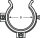 HellermannTyton - 161-64006 - Befestigungsclip PA66HIRHS schwarz für Nennmaß 20mm