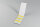 HellermannTyton - 598-51402 - Selbstlaminierende Etiketten für manuelle Beschriftung Typ 1402 im Buchformat 25,40x19,05x76,20 mm gelb/transparent