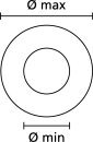 HellermannTyton - 550-14011 - Selbstlaminierende Etiketten für manuelle Beschriftung Typ 1401 12,70x12,70x38,10 mm weiß/transparent
