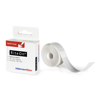 HellermannTyton - 550-71401 - Selbstlaminierende Etiketten für manuelle Beschriftung Typ 1401 Nachfüllpack 19,05x25,40x76,20 mm weiß/transparent