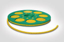 HellermannTyton - 515-01694 - Aufschiebbarer Kabelmarkierer mit Schnittnase 1-3 mm gelb Aufdruck 9