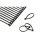 HellermannTyton - 120-40020 - Kabelbinderkette 100x2,5 mm, hitze- u. UV-witterungsstabil, schwarz, 2000 Stk.