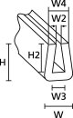 HellermannTyton - 800-00004 - Kantenschutz schwarz 75 m,...