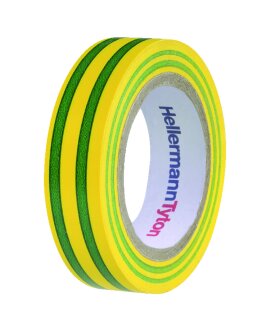 HellermannTyton - 710-00106 - Isolierband 15mm x 10m grün/gelb