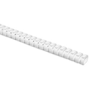 HellermannTyton - 164-21008 - Kabelkanal 24x24 mm, 500 mm, PP, weiß, zum Schrauben