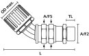 HellermannTyton - 166-23904 - 45°...