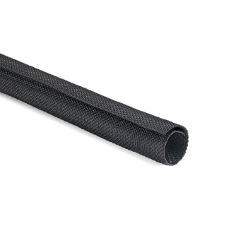 HellermannTyton - 170-01007 - Selbstschließender Schlauch, 29 - 32 mm, PET, schwarz, 15 m