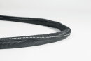 HellermannTyton - 170-01102 - Selbstschließender Schlauch, 10 - 13 mm, PET, schwarz mit weißen Fäden, 50 m