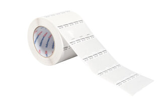 HellermannTyton - 596-02320 - Selbstlaminierende Etiketten für Thermotransferbedruckung Typ 323 12,70xx12,70x36,50 mm weiß/transparent