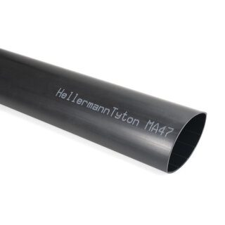 HellermannTyton - 323-20300 - Warmschrumpfschlauch 3,5:1 (19/6 mm), mit Innenkleber, schwarz, 1 m (20 Stk.)