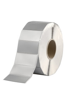 HellermannTyton - 596-00576 - Panel-Etiketten für Thermotransferbedruckung 27x12,5mm silber