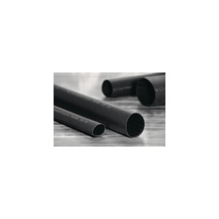 HellermannTyton - 321-00100 - Warmschrumpfschlauch 3:1 (9/3 mm), dickwandig, mit Innenkleber, schwarz, 1 m