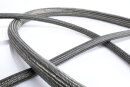 HellermannTyton - 173-00800 - EMV-Geflechtschlauch 8-11 mm, zinnfarben/schwarz, 100 m