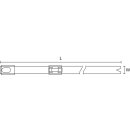 RFID-Kabelbinder 521x7,9 mm, 13,56 MHz (HF), Edelstahl, rot