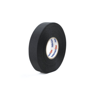 HellermannTyton - 712-10003 - PET-Gewebeband 19mm x 25m, schwarz
