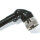 HellermannTyton - 411-57480 - Warmschrumpfformteil bis 3:1 für Stecker rechtwinklig PO-X schwarz
