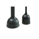 HellermannTyton - 401-79180 - Warmschrumpfformteil bis 4:1 für Stecker gerade PO-X schwarz