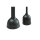 HellermannTyton - 401-79180 - Warmschrumpfformteil bis 4:1 für Stecker gerade PO-X schwarz
