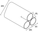 HellermannTyton - 422-60100 - Flachprofilformteil schwarz