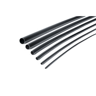 HellermannTyton - 315-13009 - Warmschrumpfschlauch 3:1 (75/25 mm), PEX, mit Innenkleber, schwarz, 1,2 m