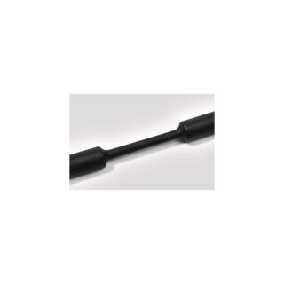HellermannTyton - 333-42400 - Warmschrumpfschlauch 3:1 (24/8 mm), schwarz, 60 m Rolle