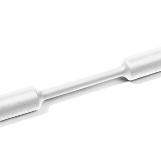 HellermannTyton - 333-30909 - Warmschrumpfschlauch 3:1 (9/3 mm), weiß, 30 m Rolle