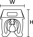 HellermannTyton - 561-00325 - Kennzeichnungsclip 0.8-2.2...