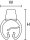 HellermannTyton - 561-06001 - WIC Kennzeichnungsclip Zubehörteil WICA-AC10-25 Schwarz Pack = 100 ST