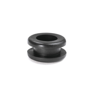 HellermannTyton - 633-02040 - Durchführungstüllen schwarz, Außendurchmesser: 17.5 mm, Innendurchmesser: 10.0 mm, Höhe: 8.8 mm