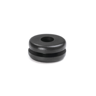 HellermannTyton - 633-02160 - Durchführungstüllen schwarz, Außendurchmesser: 14.5 mm, Innendurchmesser: 5.0 mm, Höhe: 6.5 mm