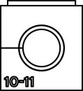 HellermannTyton - 440-00012 - Einfachtülle klein 10-11 mm