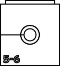 HellermannTyton - 440-00007 - Einfachtülle klein 5-6 mm