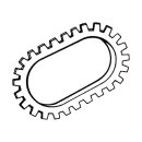 HellermannTyton - 251-10209 - Kantenschutz 1.3-2.1 mm, Polyethylen, natur, 25 m Rolle