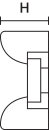 HellermannTyton - 151-24619 - Befestigungssockel 18x12 mm, natur