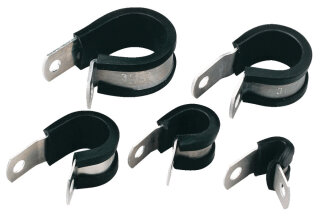 HellermannTyton - 211-15140 - Befestigungsschelle Aluminium mit Profil natur/schwarz