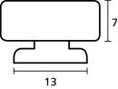 HellermannTyton - 181-45029 - Distanzsockel für Verdrahtungskanal, PA6, weiß