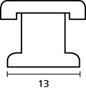 HellermannTyton - 181-45029 - Distanzsockel für Verdrahtungskanal, PA6, weiß