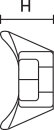 HellermannTyton - 151-25219 - Befestigungssockel 13,5x12...