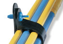 HellermannTyton - 181-42600 - Spreizniet für Kabelkanal, 5.0 - 5.5 mm, PA6, schwarz