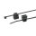 HellermannTyton - 150-76080 - Befestigungsbinder 148x3,6 mm, 2-teilig, hitzestabil, schlagzäh, schwarz