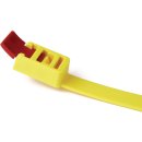 Kabelbinder lösbar 752x13 mm, gelb/rot
