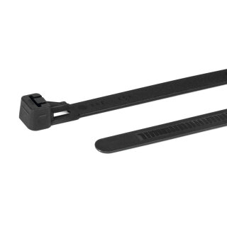 HellermannTyton - 131-22510 - Kabelbinder lösbar 250x7,6 mm, schwarz
